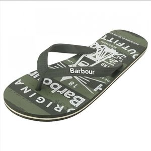 barbour flip flops